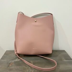 Samara Vegan Leather Blush Pink Bucket / Shoulder Bag
